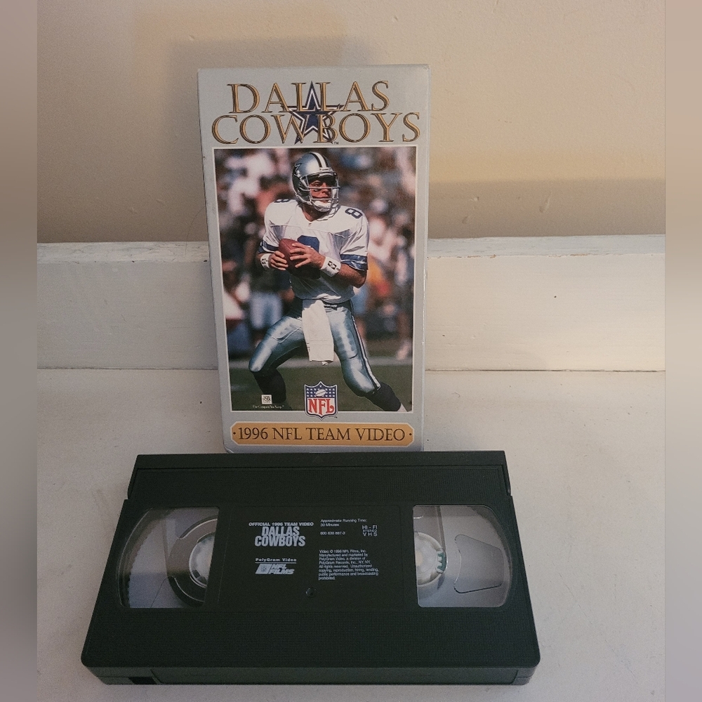 Dallas Cowboys 1996 NFL Team Video VHS